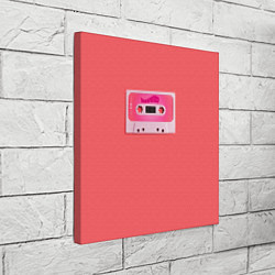 Холст квадратный BTS cassette, цвет: 3D-принт — фото 2