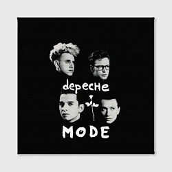 Холст квадратный Depeche Mode portrait, цвет: 3D-принт — фото 2