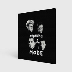 Холст квадратный Depeche Mode portrait, цвет: 3D-принт