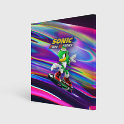Холст квадратный Jet-the-hawk - Sonic Free Riders, цвет: 3D-принт