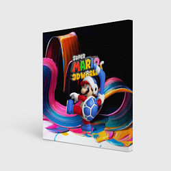Холст квадратный Super Mario 3D World - Boomerang, цвет: 3D-принт