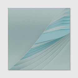 Холст квадратный Абстрактные слои листов, цвет: 3D-принт — фото 2