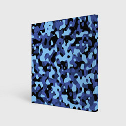 Холст квадратный Камуфляж Sky Blue, цвет: 3D-принт