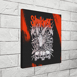 Холст квадратный Slipknot черепа, цвет: 3D-принт — фото 2