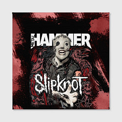 Холст квадратный Slipknot Hammer, цвет: 3D-принт — фото 2