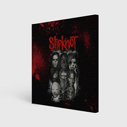 Холст квадратный Slipknot dark, цвет: 3D-принт