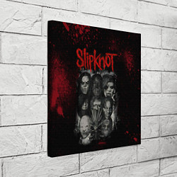 Холст квадратный Slipknot dark, цвет: 3D-принт — фото 2