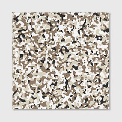 Холст квадратный Камуфляж зима мелкий, цвет: 3D-принт — фото 2