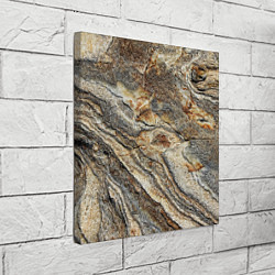 Холст квадратный Камень stone, цвет: 3D-принт — фото 2
