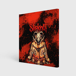 Холст квадратный Slipknot - баран, цвет: 3D-принт