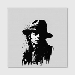 Холст квадратный Майкл Джексон - рисунок, цвет: 3D-принт — фото 2
