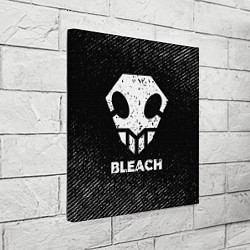 Холст квадратный Bleach с потертостями на темном фоне, цвет: 3D-принт — фото 2
