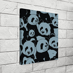 Холст квадратный Panda summer song, цвет: 3D-принт — фото 2