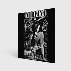 Холст квадратный Nirvana Bleach life, цвет: 3D-принт