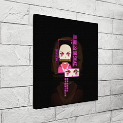Холст квадратный Персонаж Незуко Камадо: Клинок, рассекающий демоно, цвет: 3D-принт — фото 2