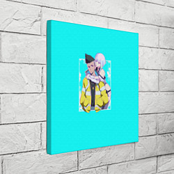 Холст квадратный Связь Люси и Дэвида, цвет: 3D-принт — фото 2