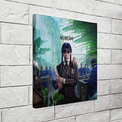 Холст квадратный Wednesday poster, цвет: 3D-принт — фото 2