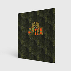 Холст квадратный Артем камуфляж, цвет: 3D-принт
