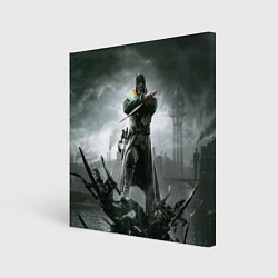 Холст квадратный Dishonored steampunk, цвет: 3D-принт