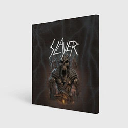 Холст квадратный Slayer rock monster, цвет: 3D-принт