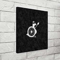 Холст квадратный Вооруженный гусь воин викинг, цвет: 3D-принт — фото 2