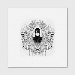 Холст квадратный Сhainsaw man Nayuta, цвет: 3D-принт — фото 2