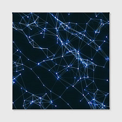 Холст квадратный Нейросети абстракция, цвет: 3D-принт — фото 2