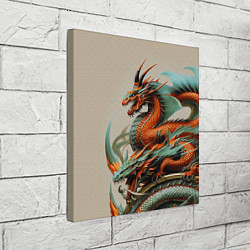 Холст квадратный Japan dragon - irezumi, цвет: 3D-принт — фото 2