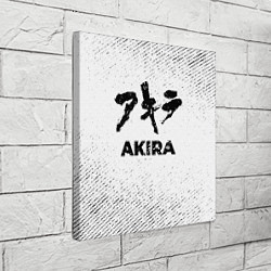 Холст квадратный Akira с потертостями на светлом фоне, цвет: 3D-принт — фото 2