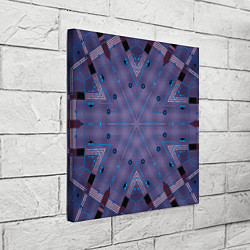 Холст квадратный Техно фиолетовая броня, цвет: 3D-принт — фото 2