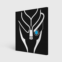 Холст квадратный Mass Effect Garrus Art, цвет: 3D-принт