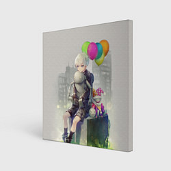 Холст квадратный 9S c шариками, цвет: 3D-принт