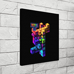 Холст квадратный Tetris game, цвет: 3D-принт — фото 2