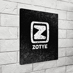 Холст квадратный Zotye с потертостями на темном фоне, цвет: 3D-принт — фото 2