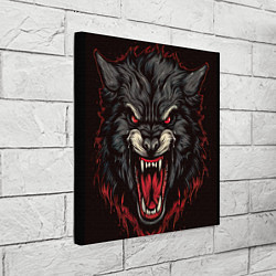 Холст квадратный Wolf fantasy, цвет: 3D-принт — фото 2