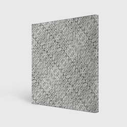 Холст квадратный Серебряное плетение, цвет: 3D-принт