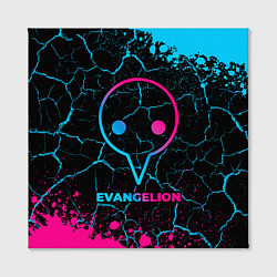 Холст квадратный Evangelion - neon gradient, цвет: 3D-принт — фото 2