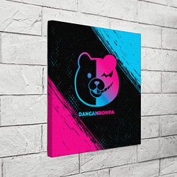 Холст квадратный Danganronpa - neon gradient, цвет: 3D-принт — фото 2