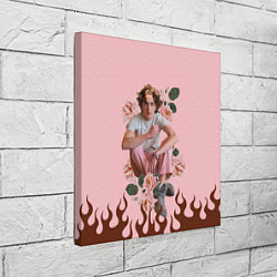 Холст квадратный Тимоти в огне, цвет: 3D-принт — фото 2