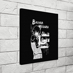 Холст квадратный Бачира Мегуру - Блю лок, цвет: 3D-принт — фото 2