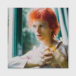 Холст квадратный David Bowie in Haddon Hall, цвет: 3D-принт — фото 2