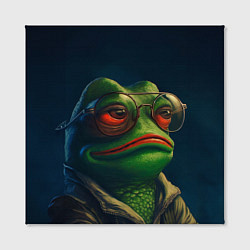 Холст квадратный Pepe frog, цвет: 3D-принт — фото 2