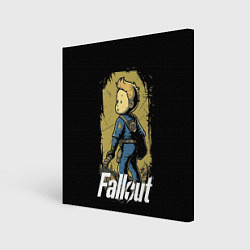 Холст квадратный Fallout boy, цвет: 3D-принт