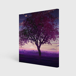 Холст квадратный Love Money Rock-n-Roll сакура, цвет: 3D-принт