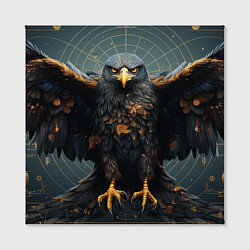 Холст квадратный Орёл с расправленными крыльями, цвет: 3D-принт — фото 2