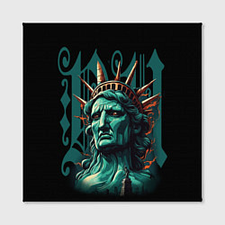 Холст квадратный Статуя свободы в New York США, цвет: 3D-принт — фото 2