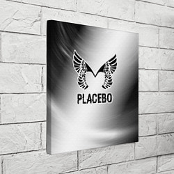 Холст квадратный Placebo glitch на светлом фоне, цвет: 3D-принт — фото 2