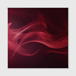 Холст квадратный Малиновый дым, цвет: 3D-принт — фото 2