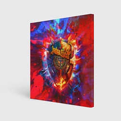 Холст квадратный Invincible shield - Jadas Priest, цвет: 3D-принт