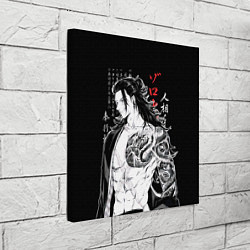 Холст квадратный Сугуру Гето и татуировка Jujutsu Kaisen, цвет: 3D-принт — фото 2